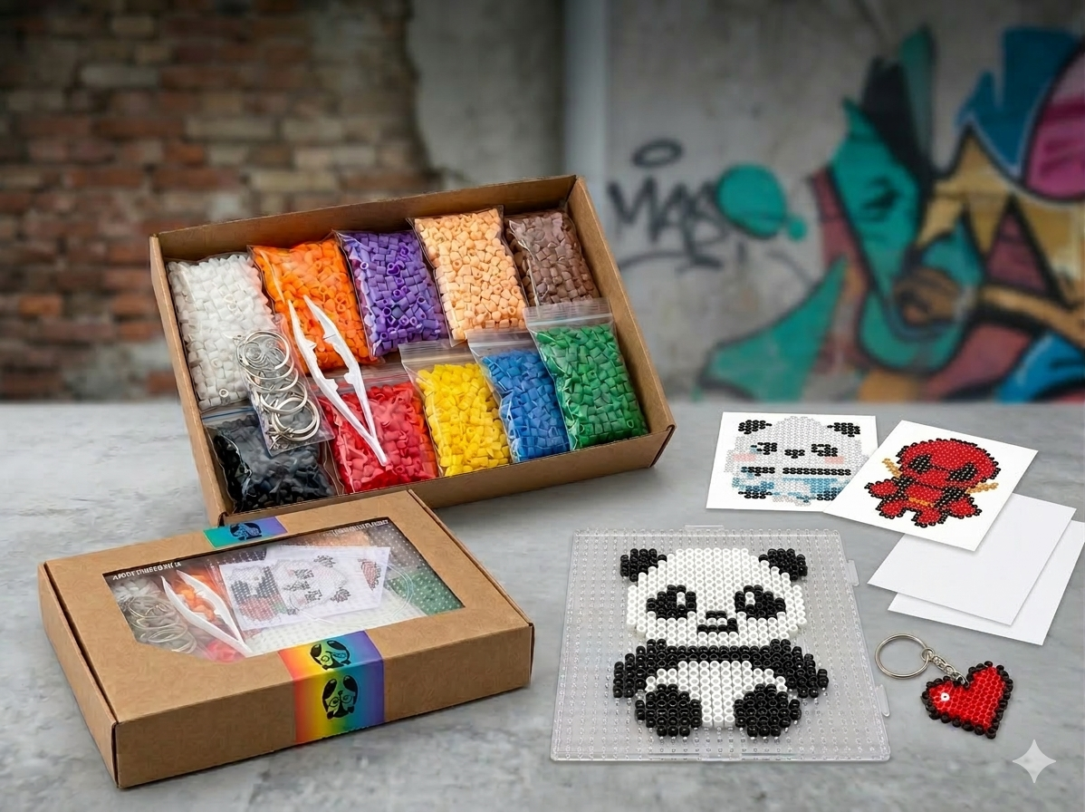 Kit Inicial Hama Beads 5mm (10 colores)