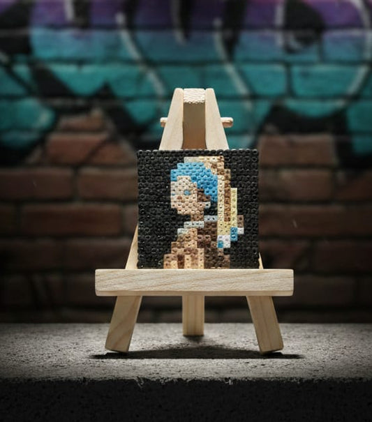 Mini obra La chica con el arete de perla